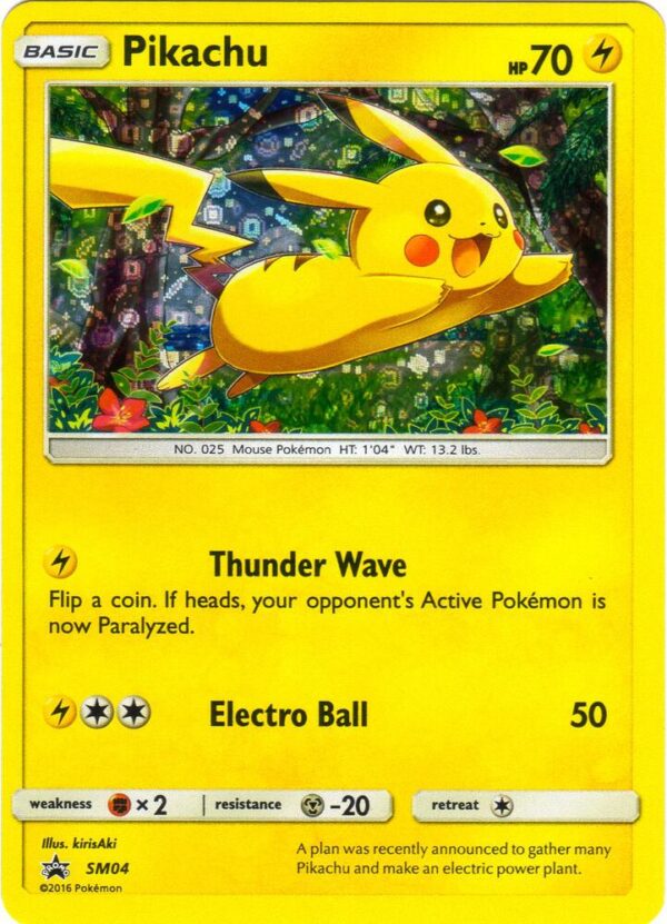 Pikachu SM04 (General Mills) Holofoil Miscellaneous Cards & Products Pikachu SM04 (General Mills) Holofoil Miscellaneous Cards & Products