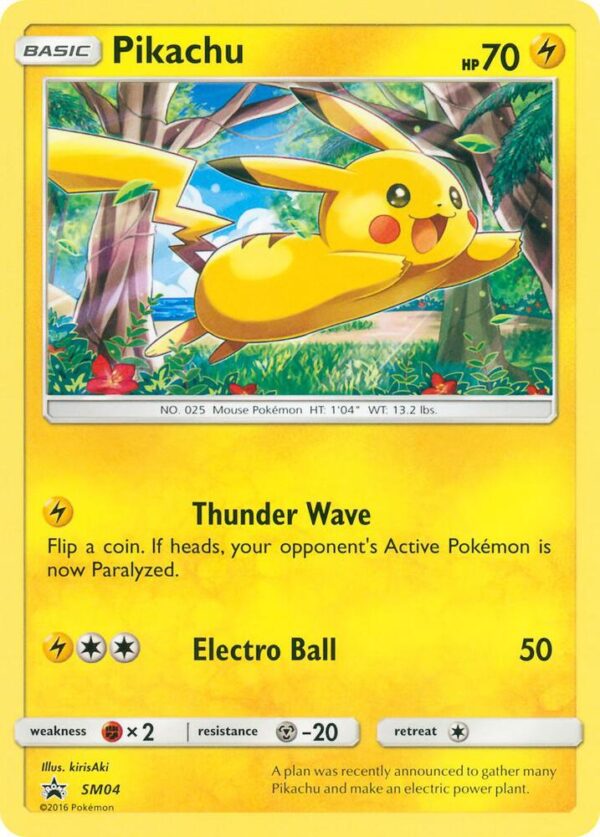 Pikachu SM04 Holofoil SM Promos