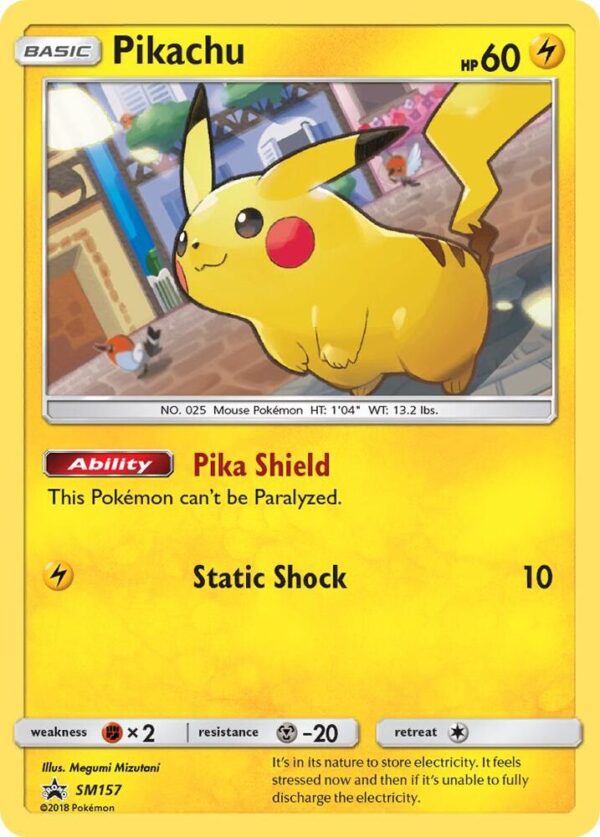 Pikachu SM157 Holofoil SM Promos