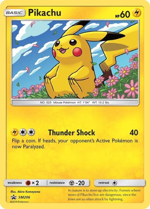 Pikachu SM206 Holofoil SM Promos