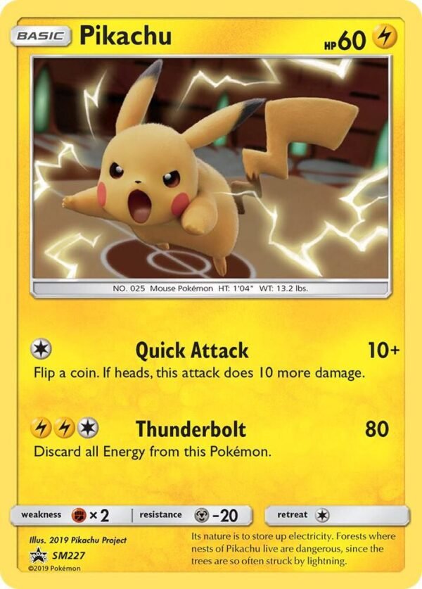 Pikachu SM227 Holofoil SM Promos