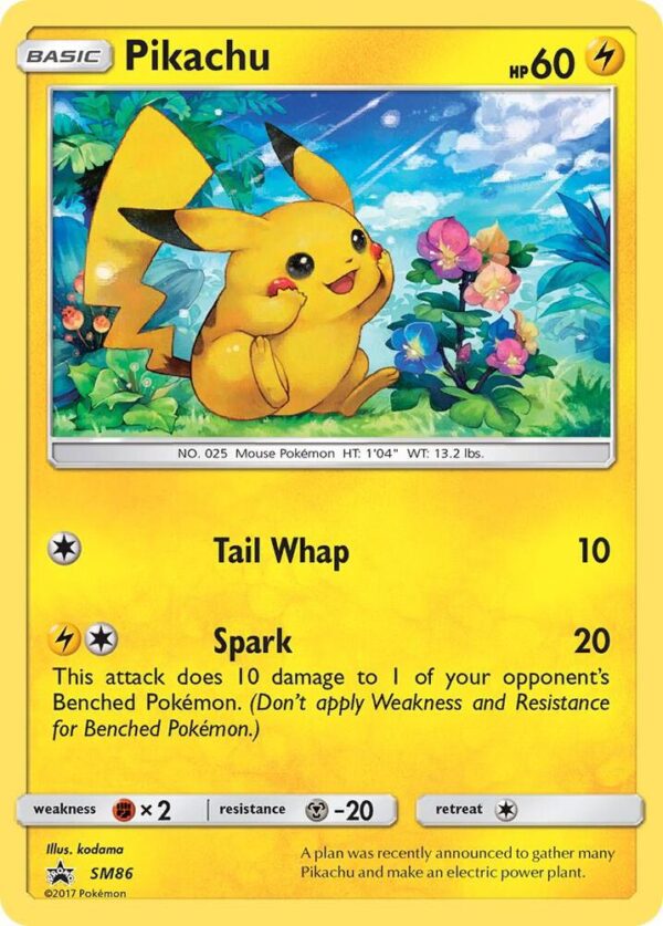 Pikachu SM86 Holofoil SM Promos