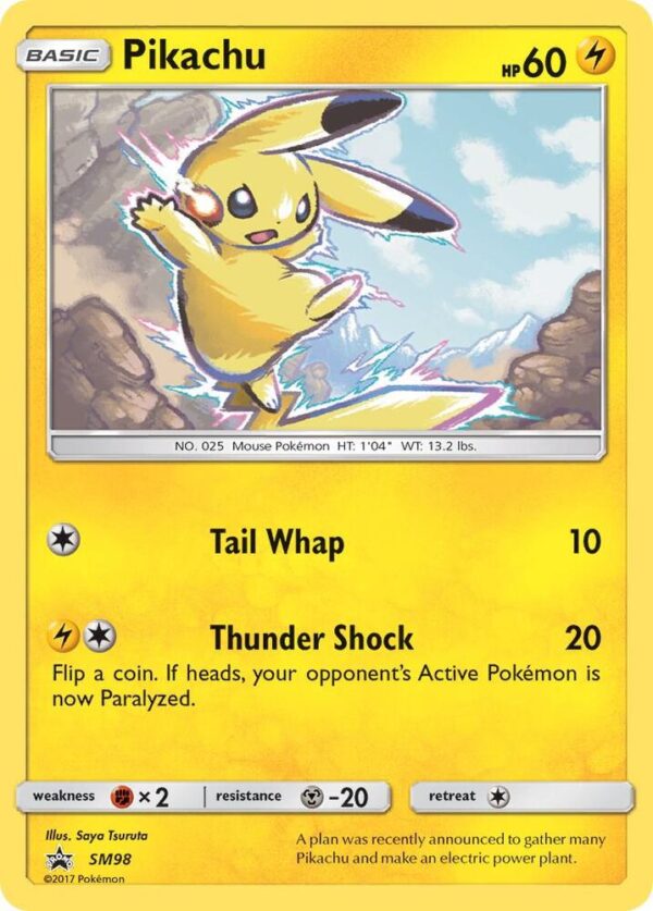 Pikachu SM98 Holofoil SM Promos