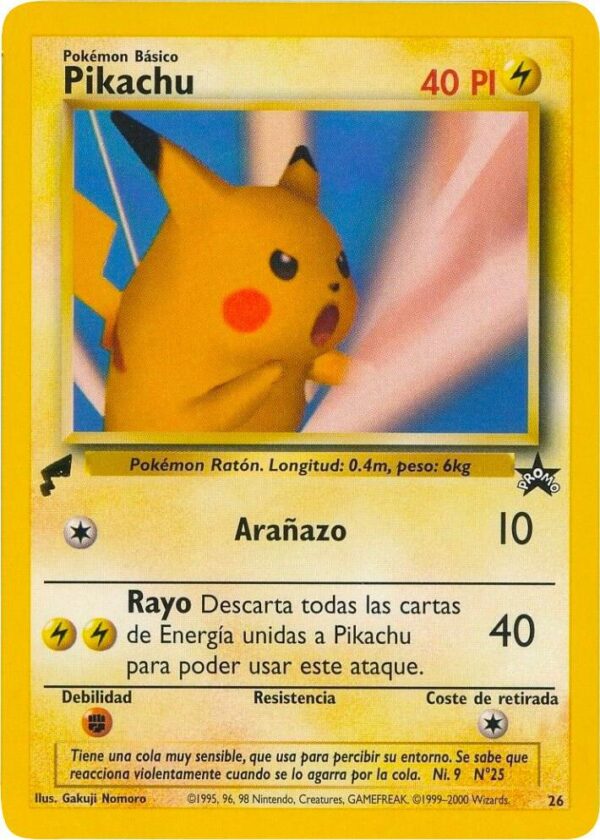 Pikachu (Snap) 4 Normal Pikachu World Collection Promos