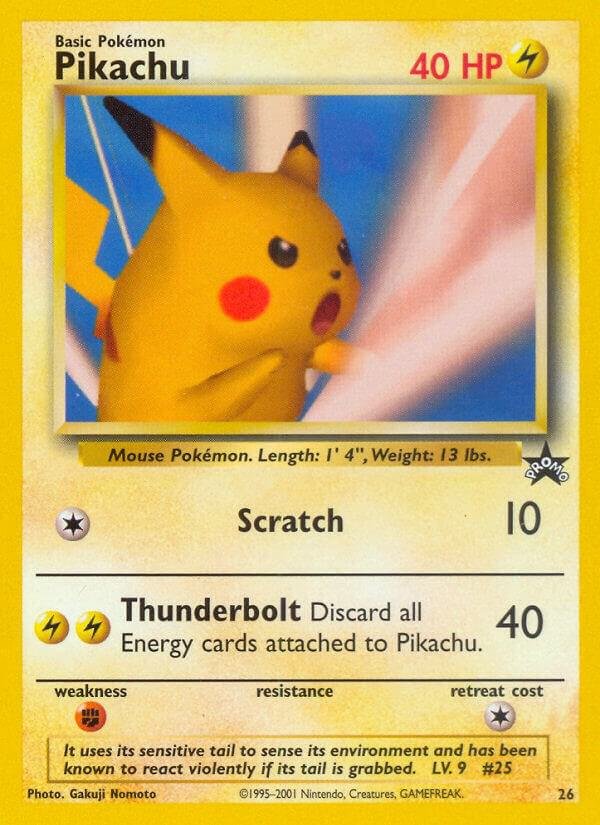 Pikachu (SNAP Promo) 26/53 Normal WoTC Promo Pikachu (SNAP Promo) 26/53 Normal WoTC Promo