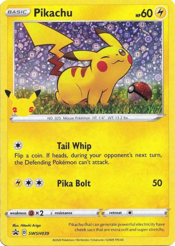 Pikachu SWSH039 (General Mills) Holofoil Miscellaneous Cards & Products