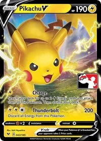Pikachu V | 043/185 | Holofoil | Prize Pack Series Cards