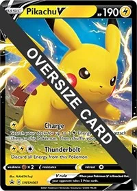 Pikachu V | SWSH061 | Holofoil | Jumbo Cards