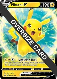 Pikachu V | SWSH198 | Holofoil | Jumbo Cards