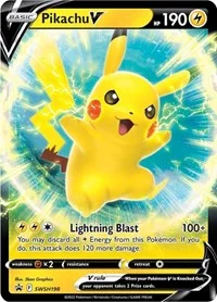 Pikachu V | SWSH198 | Holofoil | SWSH: Sword & Shield Promo Cards