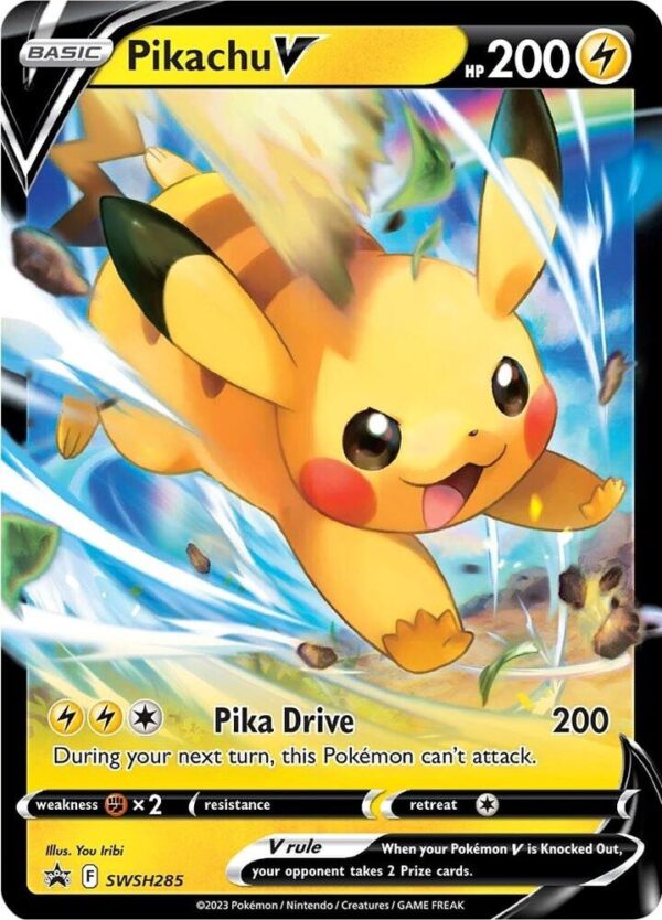 Pikachu V SWSH285 Holofoil SWSH: Sword & Shield Promo Cards