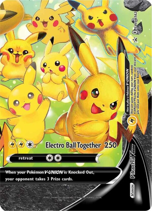Pikachu V-Union SWSH142 Holofoil SWSH: Sword & Shield Promo Cards