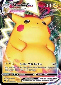 Pikachu VMAX | 044/185 | Holofoil | SWSH04: Vivid Voltage