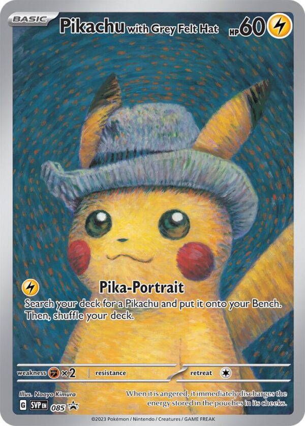 Pikachu with Grey Felt Hat 085 Normal SV: Scarlet & Violet Promo Cards Pikachu with Grey Felt Hat 085 Normal SV: Scarlet & Violet Promo Cards
