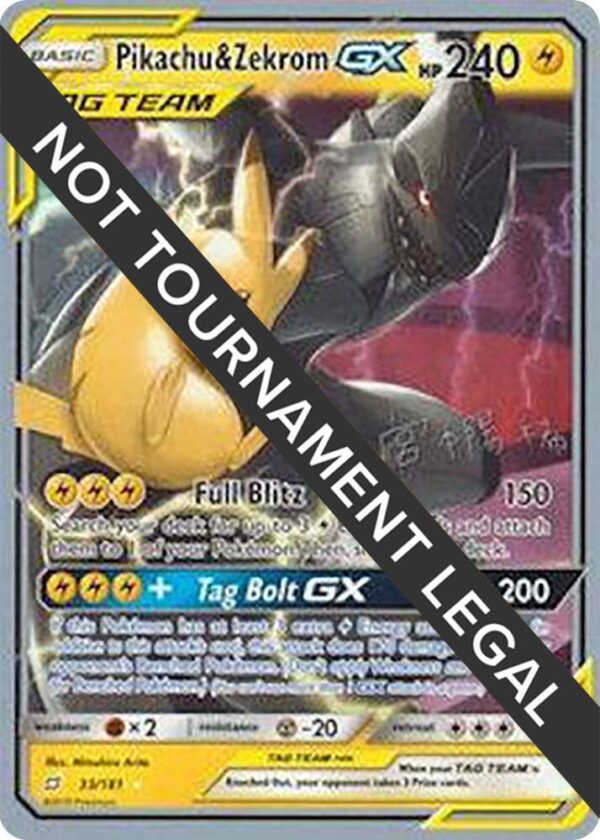Pikachu & Zekrom GX 2019 (Haruki Miyamoto) 33/181 Normal World Championship Decks Pikachu & Zekrom GX 2019 (Haruki Miyamoto) 33/181 Normal World Championship Decks