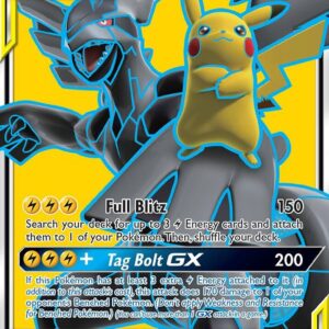Pikachu & Zekrom GX (Full Art) 162/181 Holofoil SM – Team Up