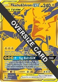 Pikachu & Zekrom GX | SM248 | Holofoil | Jumbo Cards