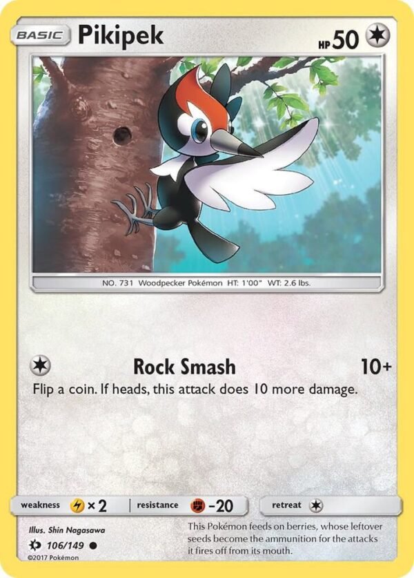 Pikipek 106/149 Normal SM Base Set Pikipek 106/149 Normal SM Base Set