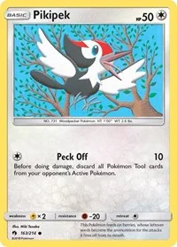 Pikipek (163) | 163/214 | Reverse Holofoil | SM - Lost Thunder