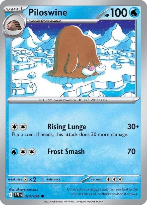 Piloswine 024/094 Normal ME02: Phantasmal Flames