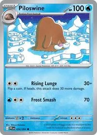 Piloswine | 024/094 | Reverse Holofoil | ME02: Phantasmal Flames