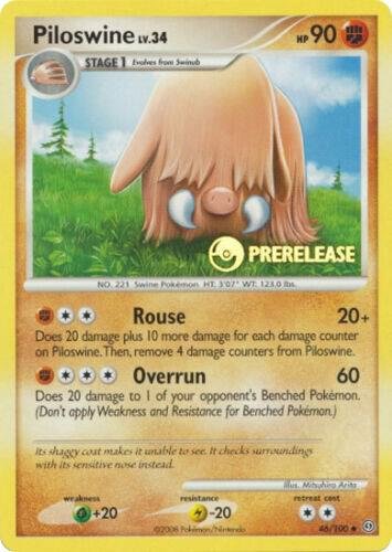 Piloswine 46/100 (Prerelease) Normal Nintendo Promos Piloswine 46/100 (Prerelease) Normal Nintendo Promos