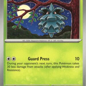 Pineco 001/198 Reverse Holofoil SV01: Scarlet & Violet Base Set