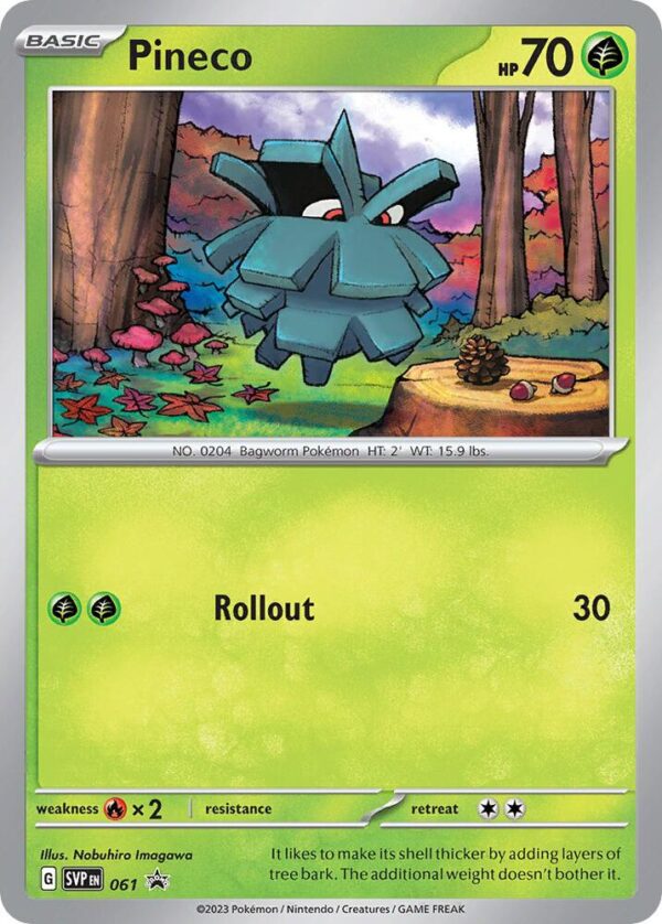 Pineco 061 Holofoil SV: Scarlet & Violet Promo Cards