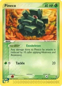Pineco | 71/97 | Reverse Holofoil | Dragon