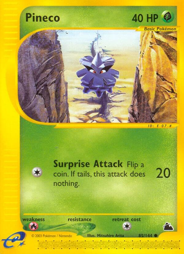 Pineco (85) 085/144 Reverse Holofoil Skyridge