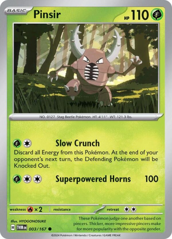 Pinsir 003/167 Normal SV06: Twilight Masquerade