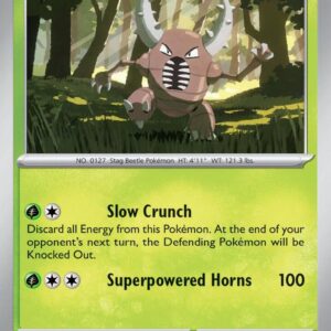 Pinsir 003/167 Reverse Holofoil SV06: Twilight Masquerade Pinsir 003/167 Reverse Holofoil SV06: Twilight Masquerade