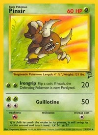 Pinsir | 029/130 | Normal | Base Set 2