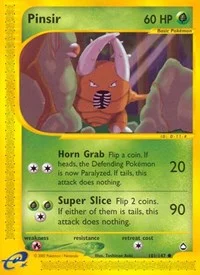 Pinsir | 101/147 | Normal | Aquapolis