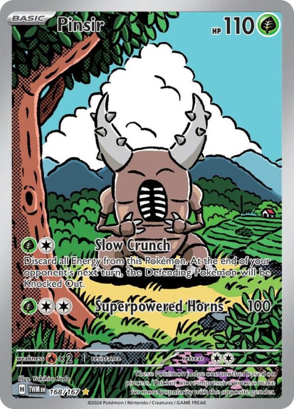 Pinsir 168/167 Holofoil SV06: Twilight Masquerade Pinsir 168/167 Holofoil SV06: Twilight Masquerade