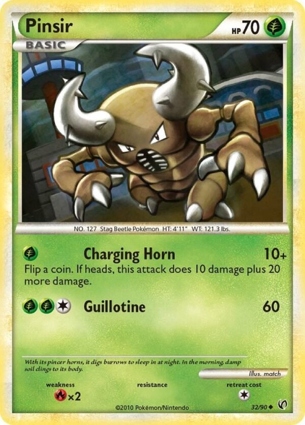 Pinsir 32/90 Reverse Holofoil Undaunted