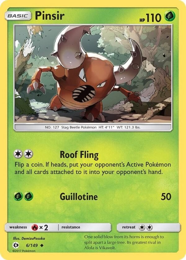 Pinsir 6/149 Normal SM Base Set