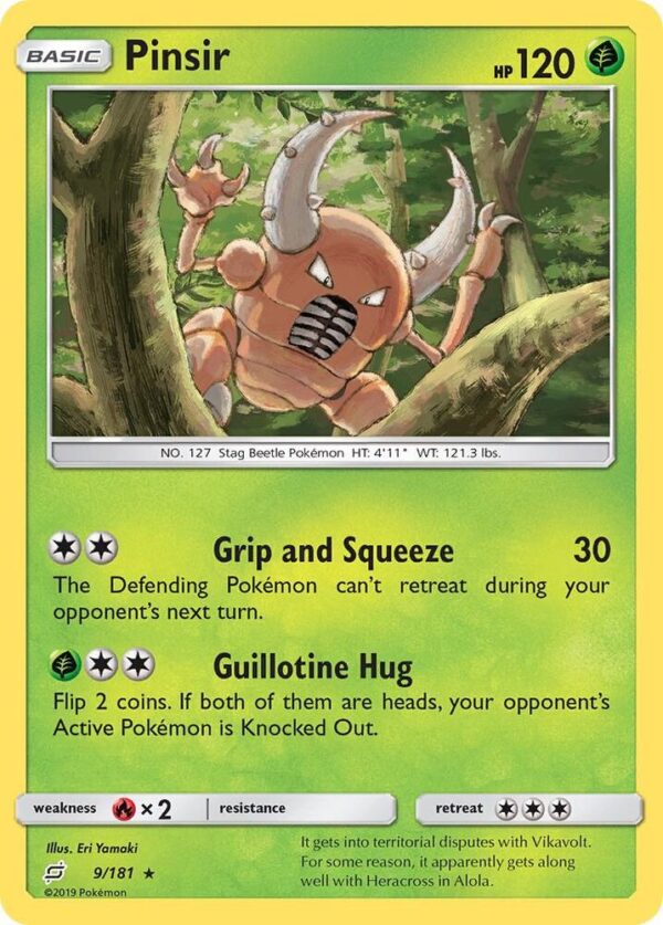 Pinsir 9/181 Normal SM – Team Up Pinsir 9/181 Normal SM – Team Up
