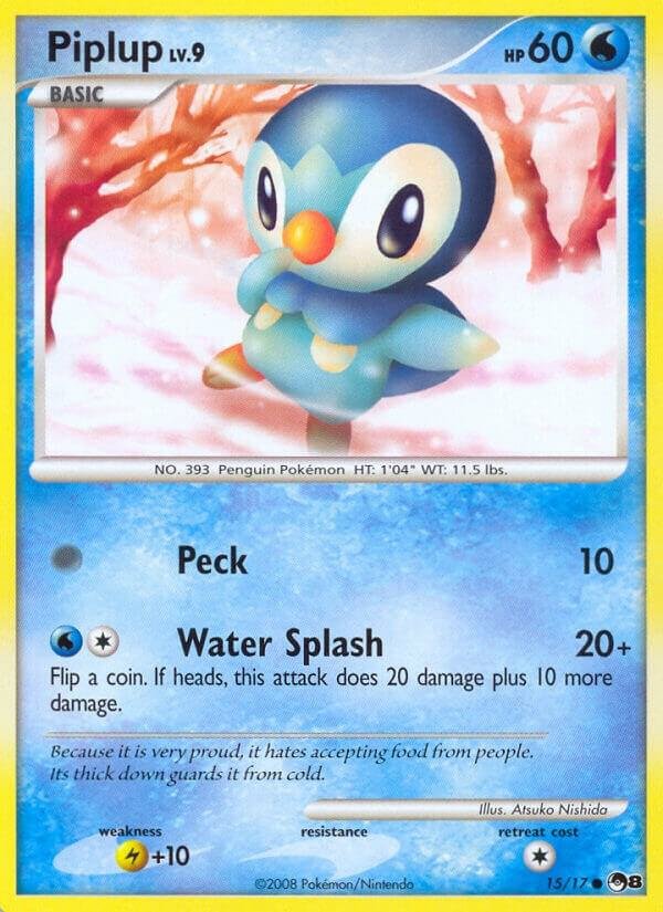 Piplup 015/017 Normal POP Series 8 Piplup 015/017 Normal POP Series 8