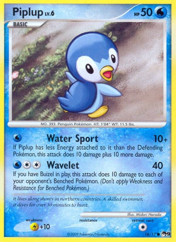 Piplup 016/017 Normal POP Series 9