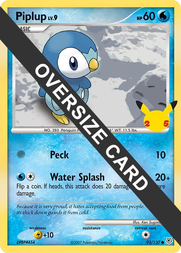 Piplup 093/130 Normal First Partner Pack