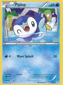Piplup 16/30 Normal XY Trainer Kit: Pikachu Libre & Suicune