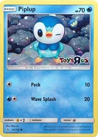 Piplup | 32/156 (Toys R Us) | 032/156 | Holofoil | Miscellaneous Cards & Products