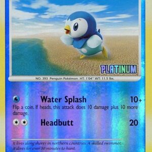 Piplup 71/100 [Platinum] 071/100 Reverse Holofoil Burger King Promos