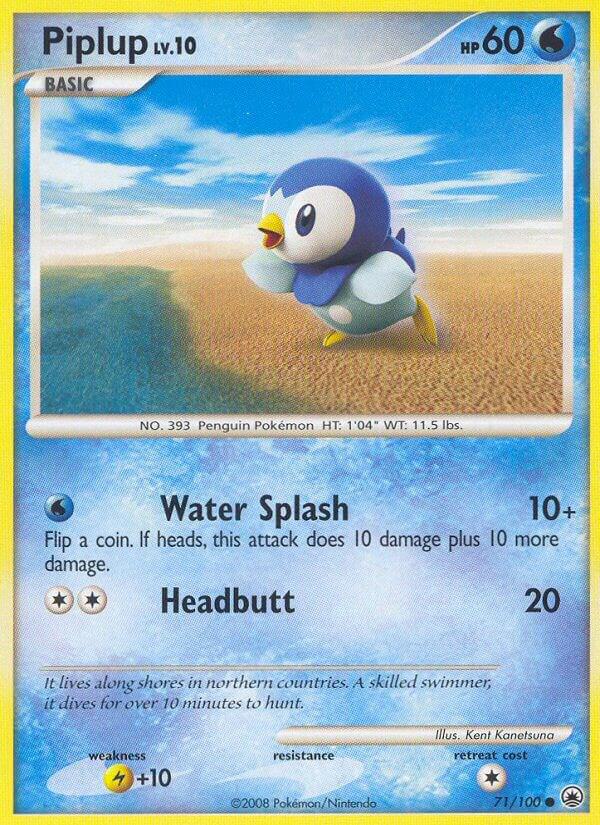 Piplup (71) 71/100 Reverse Holofoil Majestic Dawn Piplup (71) 71/100 Reverse Holofoil Majestic Dawn