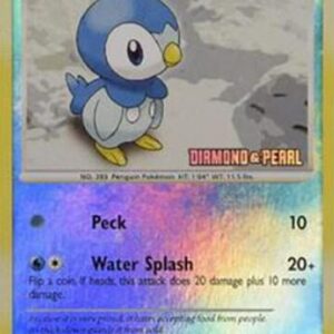 Piplup 93/130 [Diamond and Pearl] 093/100 Reverse Holofoil Burger King Promos