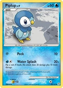 Piplup 93/130 Normal Diamond and Pearl Piplup 93/130 Normal Diamond and Pearl