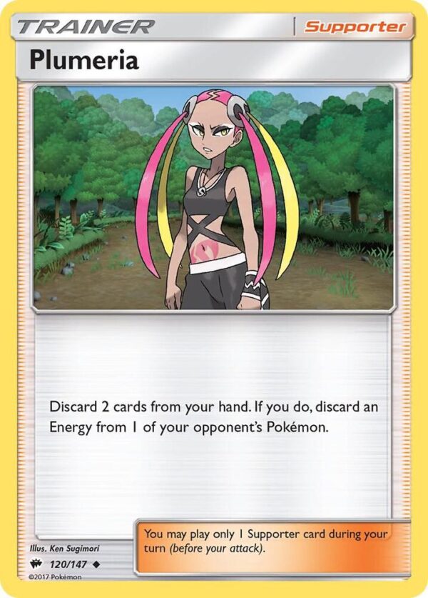 Plumeria 120/147 Normal SM – Burning Shadows Plumeria 120/147 Normal SM – Burning Shadows