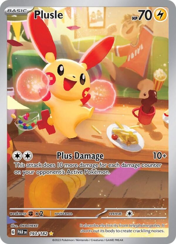 Plusle 193/182 Holofoil SV04: Paradox Rift Plusle 193/182 Holofoil SV04: Paradox Rift