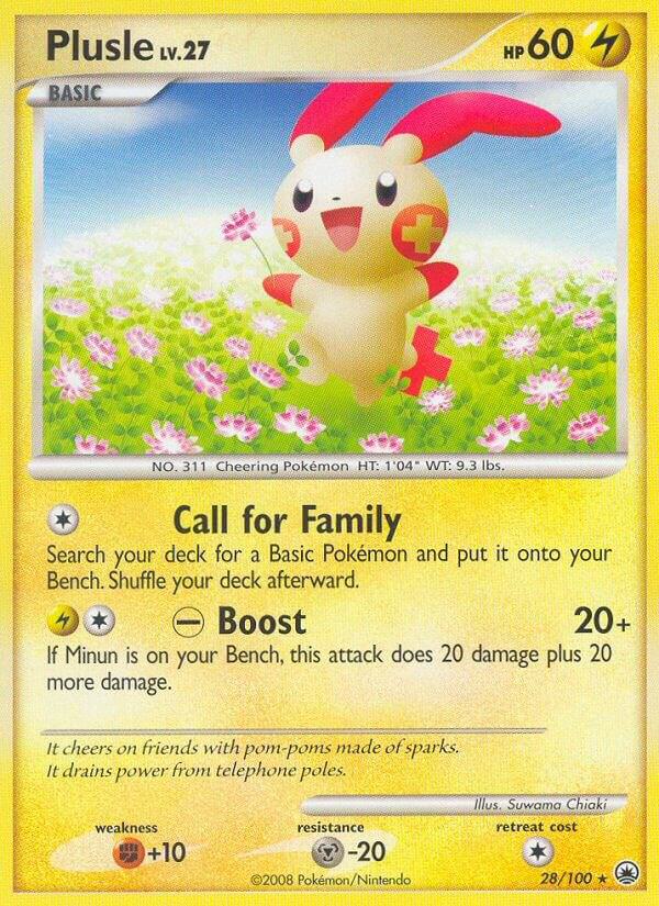 Plusle 28/100 Normal Majestic Dawn Plusle 28/100 Normal Majestic Dawn